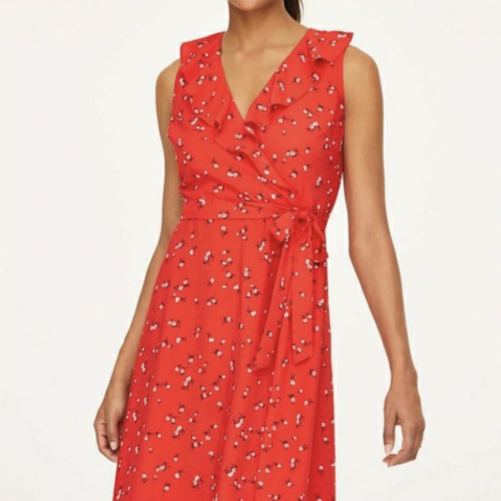 Loft Wrap Top Dress